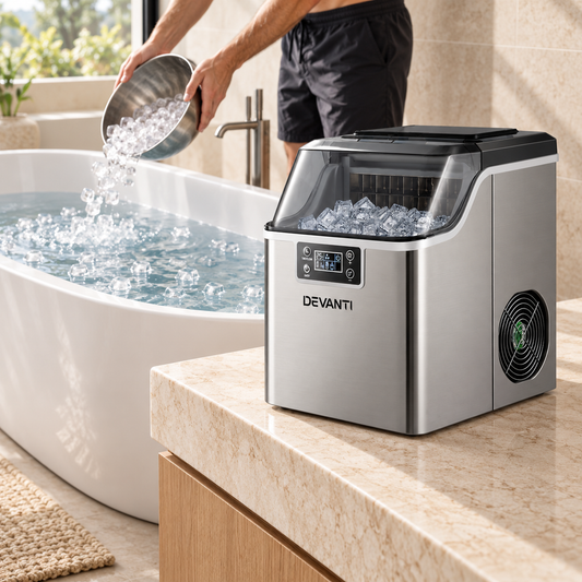 Devanti Ice Machine - Turn Any Bath Tub Into a Cold Plunge (20kg)