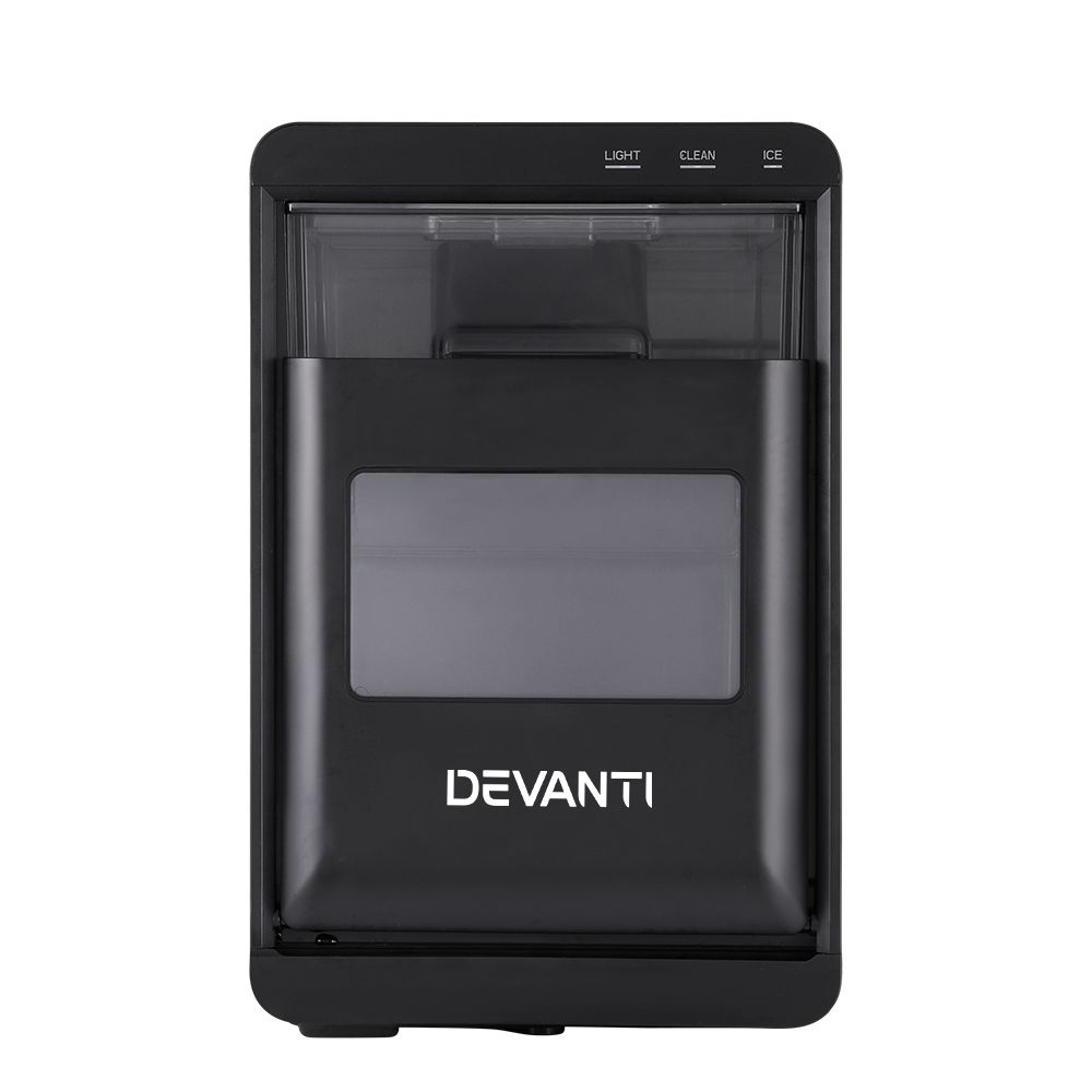 Devanti Ice Machine 20kg Nugget Ice Maker with Self-Cleaning Feature