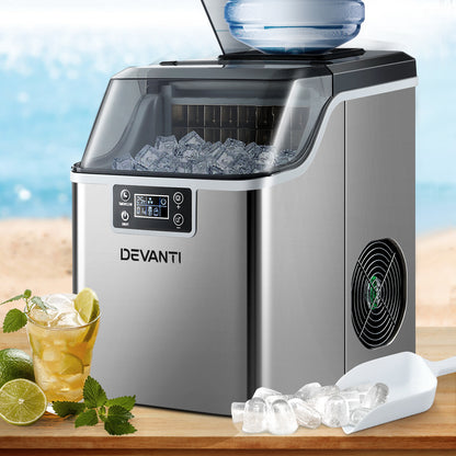 Commercial Portable Ice Maker with 3 Sizes