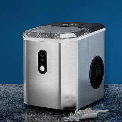 Stainless Steel Ice Maker 12Kg - Fast & Efficient