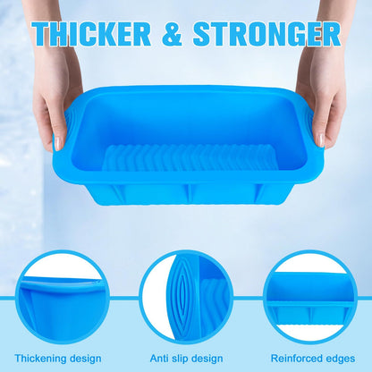 2Pc Large Silicone Ice Molds for Cold Plunge
