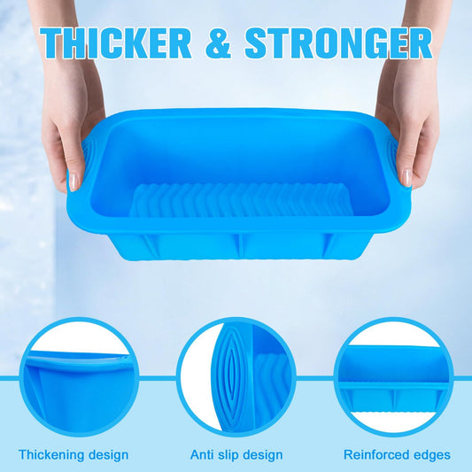 2Pc Large Silicone Ice Molds for Cold Plunge