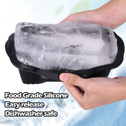 2Pc Silicone Ice Molds for Cold Plunge & Coolers