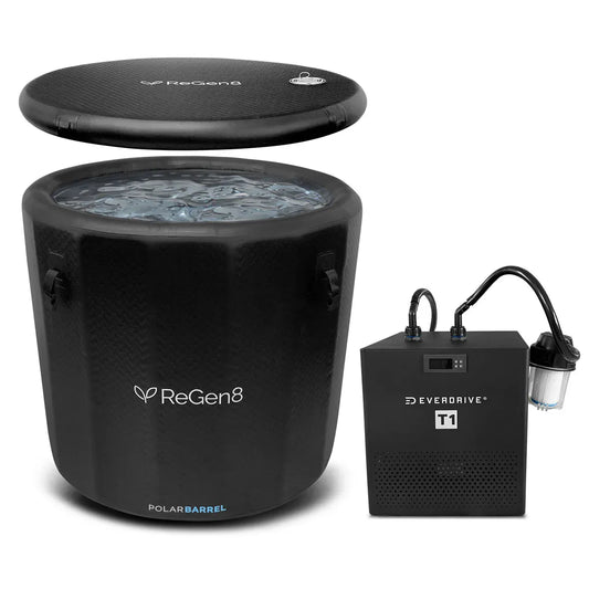 Regen8 Polarbarrel Ice Bath with T1 Chiller